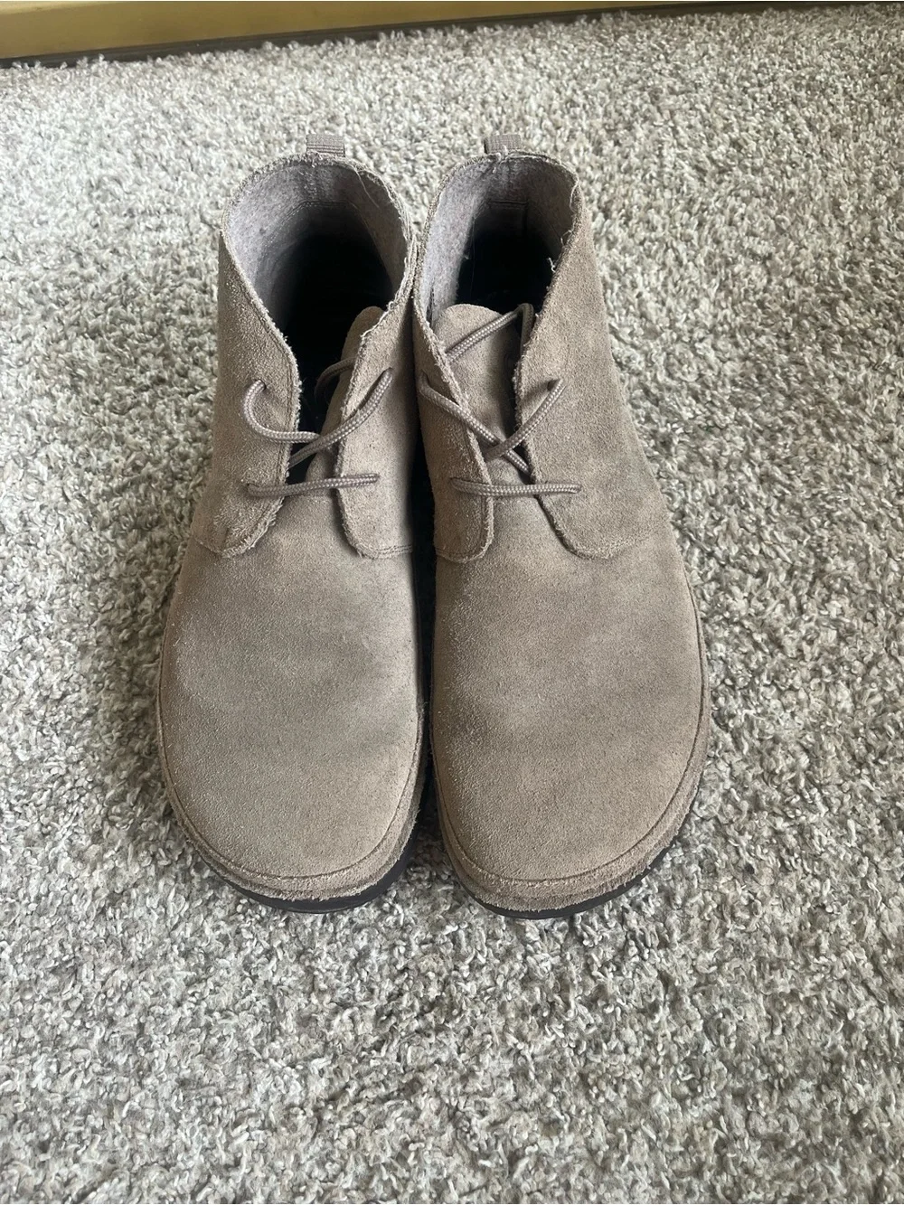Chaco Men's Suede Chukka Boots in Taupe Brown